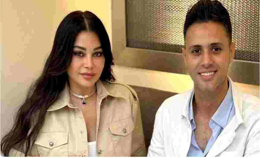 Haifa Wehbe arrives in Cairo and meets Islam Saad