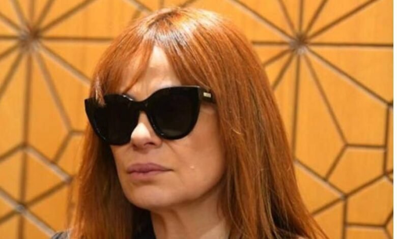 Carole Samaha Mourns Husband in Lebanon